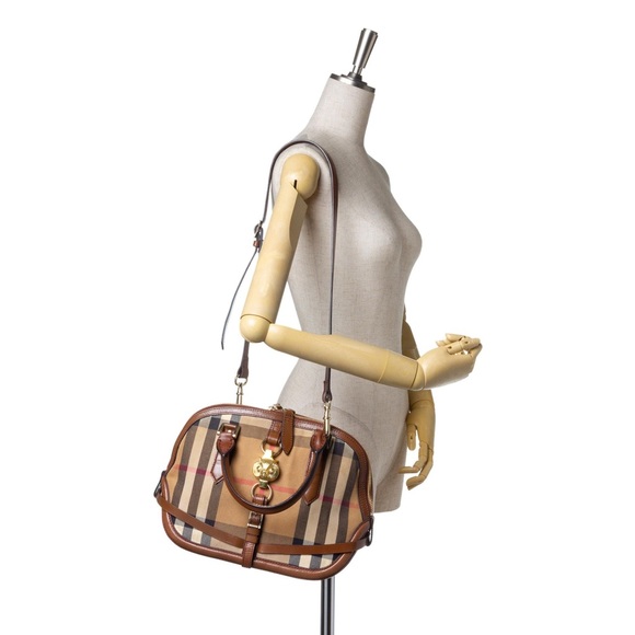 Burberry Brown House Check Orchard Owl Satchel/Handbag/Purse - Picture 2 of 16